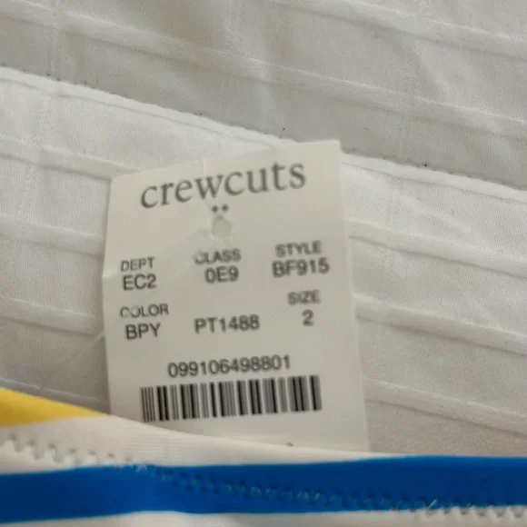 Crew cuts swimsuit , brand new